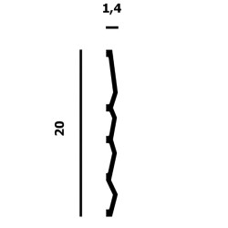 Стеновая панель Перфект Плюс P173